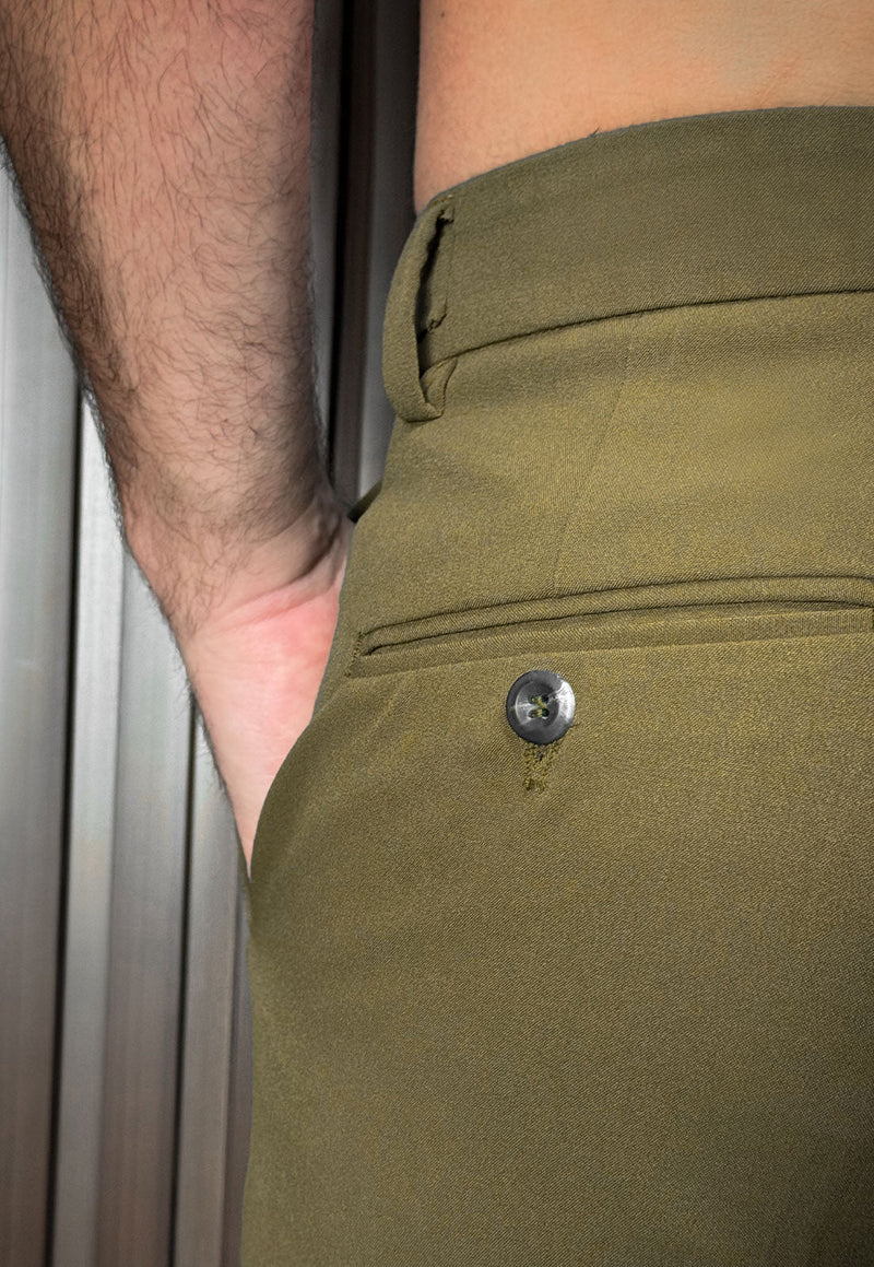 Calça Alfaiataria com Ajuste e Botão Lateral: Kit com 3 Unidades