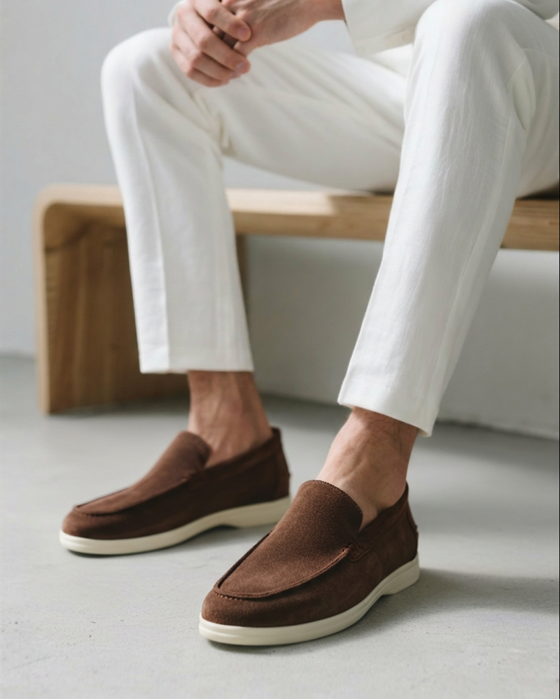 Old Money Suede Moccasins