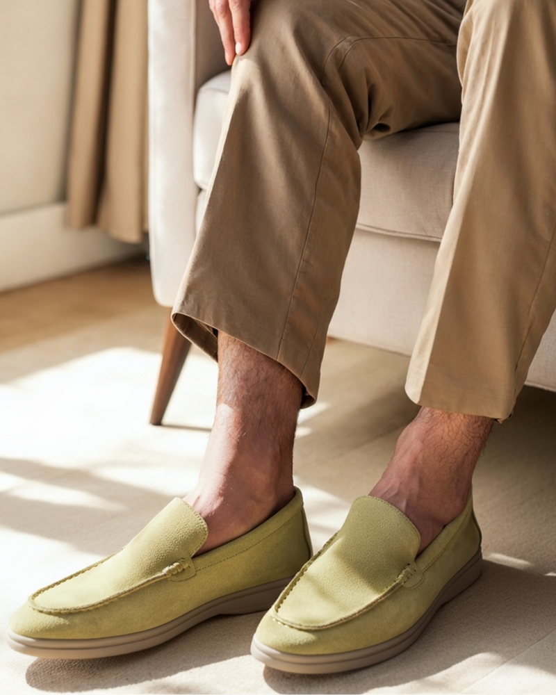 Premium Suede Loafers - Classic Old Money Style