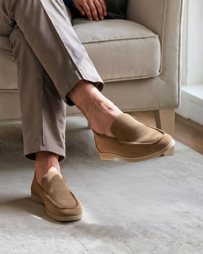 Premium Suede Loafers - Classic Old Money Style