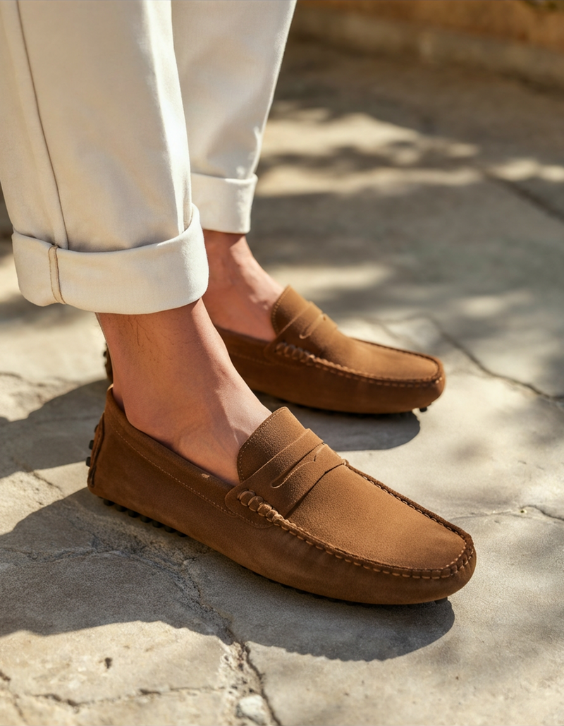 Suede Moccasins