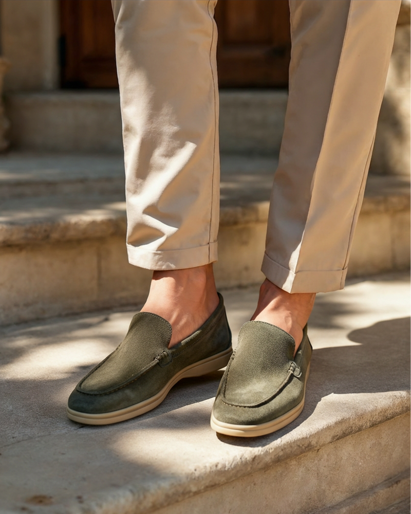 Premium Suede Loafers - Classic Old Money Style