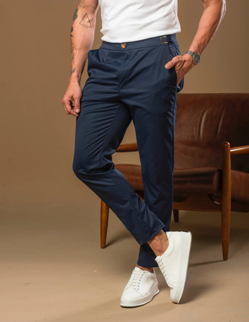 Kit 3 Calças de Alfaiataria Masculina Mônaco – Ajuste Perfeito e Estilo Moderno
