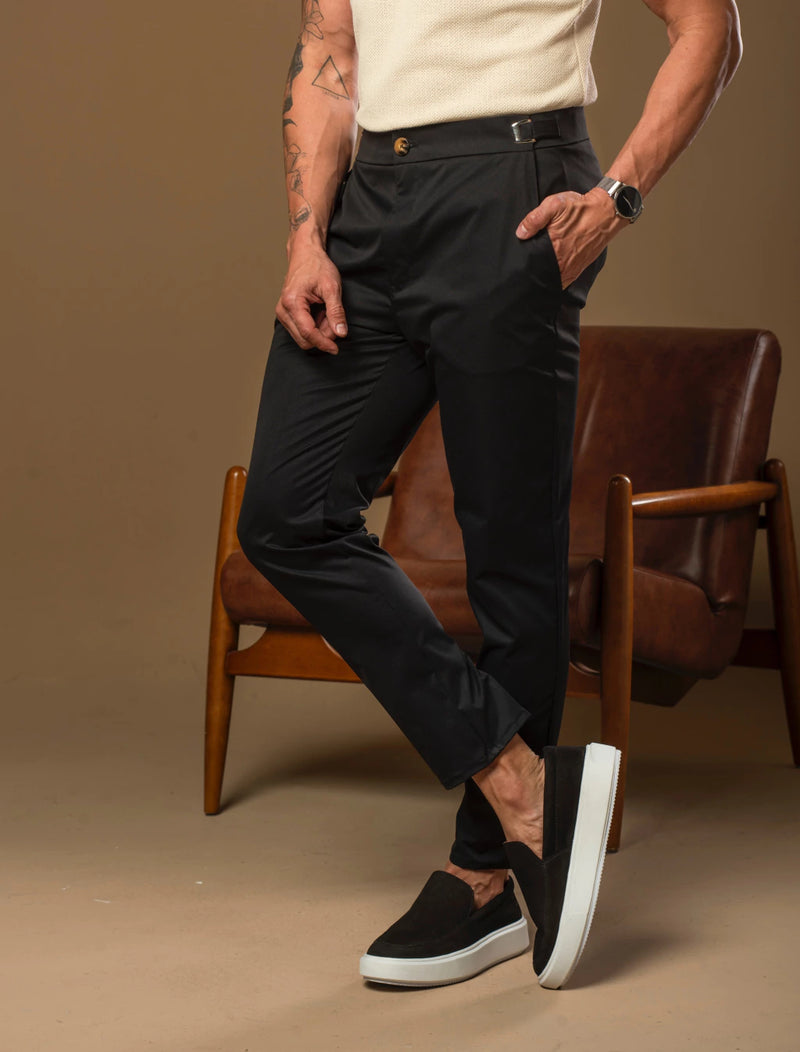 Kit 3 Calças de Alfaiataria Masculina Mônaco – Ajuste Perfeito e Estilo Moderno