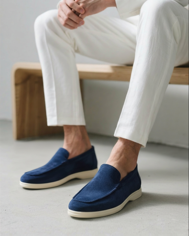 Old Money Suede Moccasins