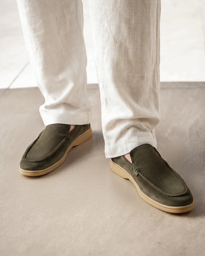 Premium Suede Loafers - Classic Old Money Style